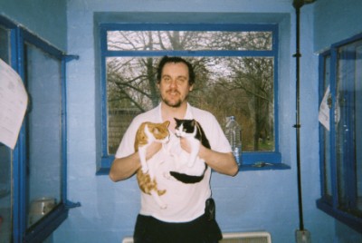 Rich with 2 kittens 